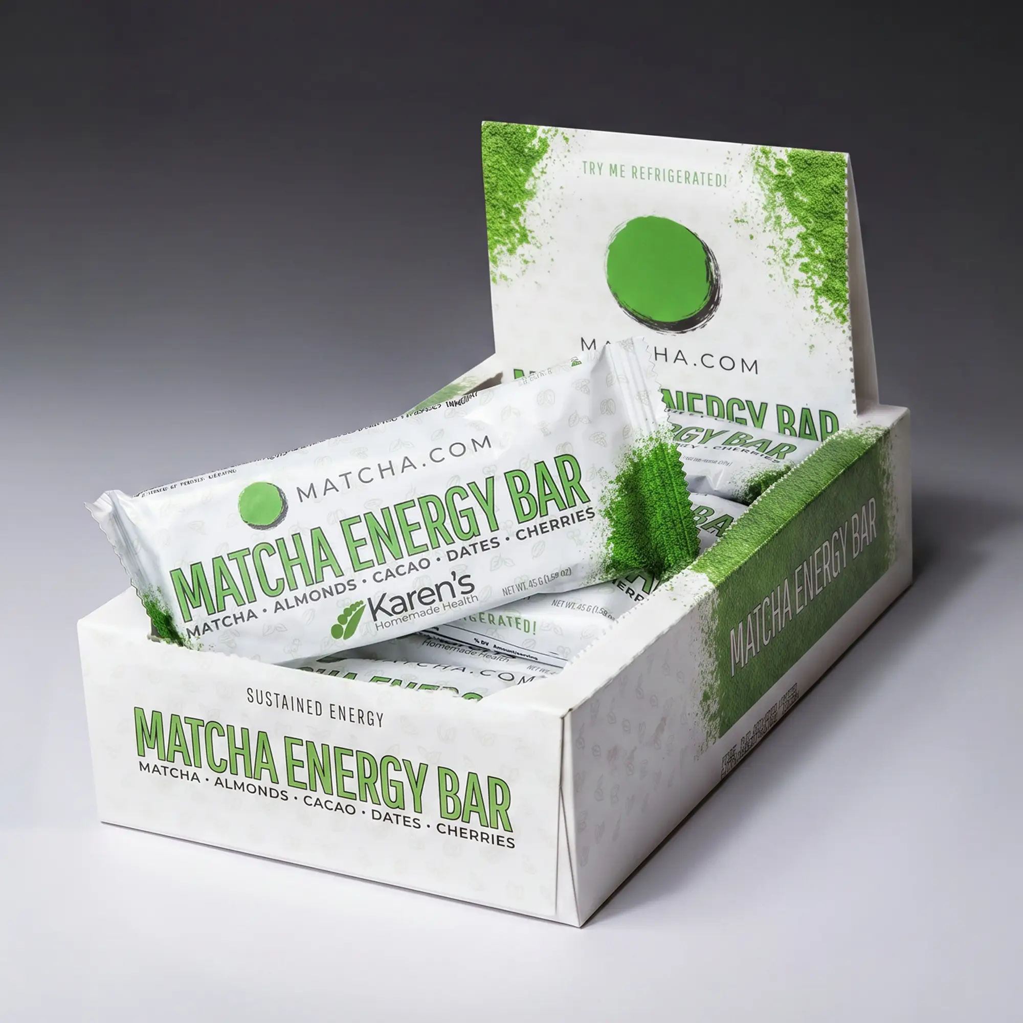 Matcha Energy Bar – Organic, High Fiber, Whole-Food (Dr. Weil Formulated)