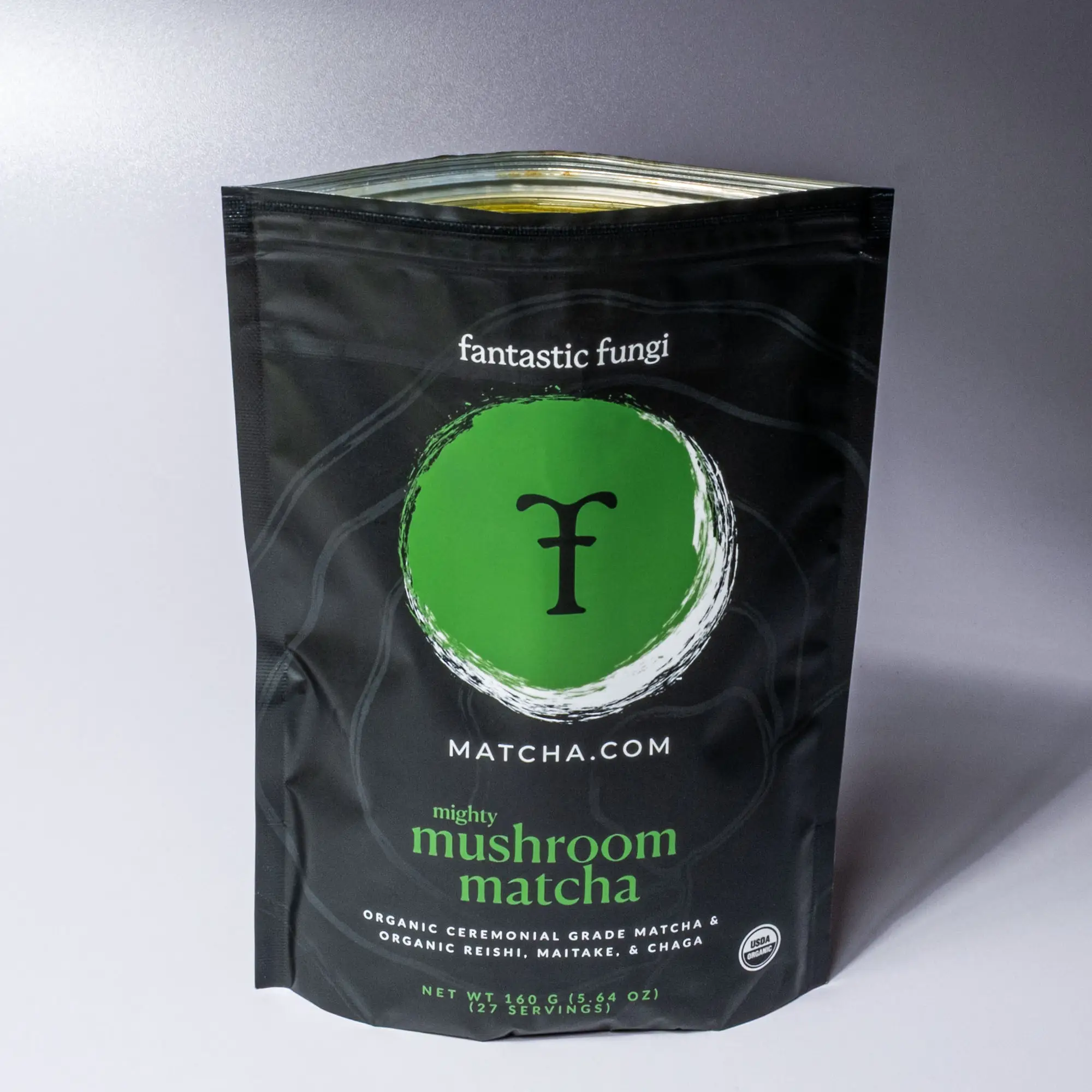 Mighty Mushroom Matcha Latte (Fantastic Fungi)