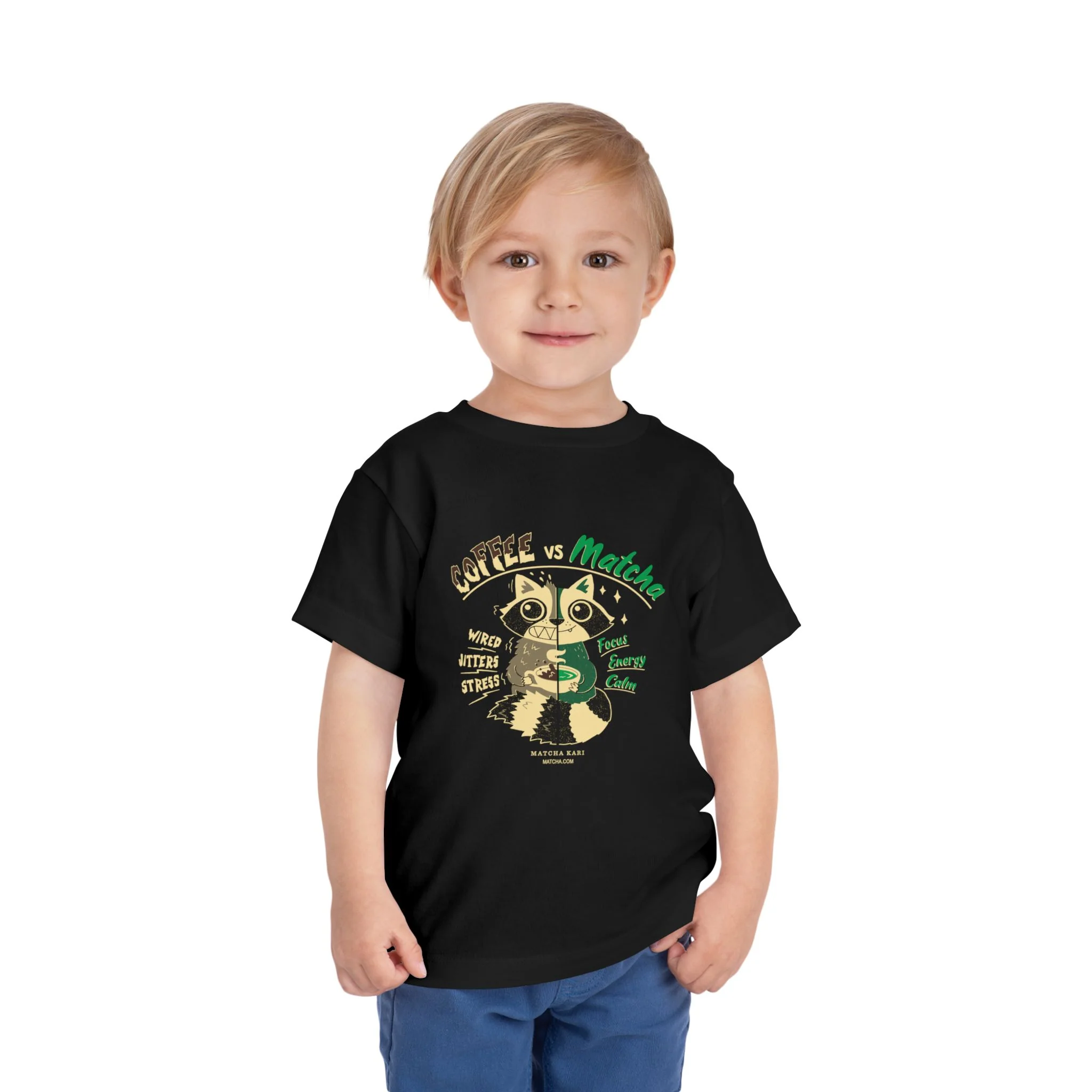 Coffee vs Matcha Toddler Tee