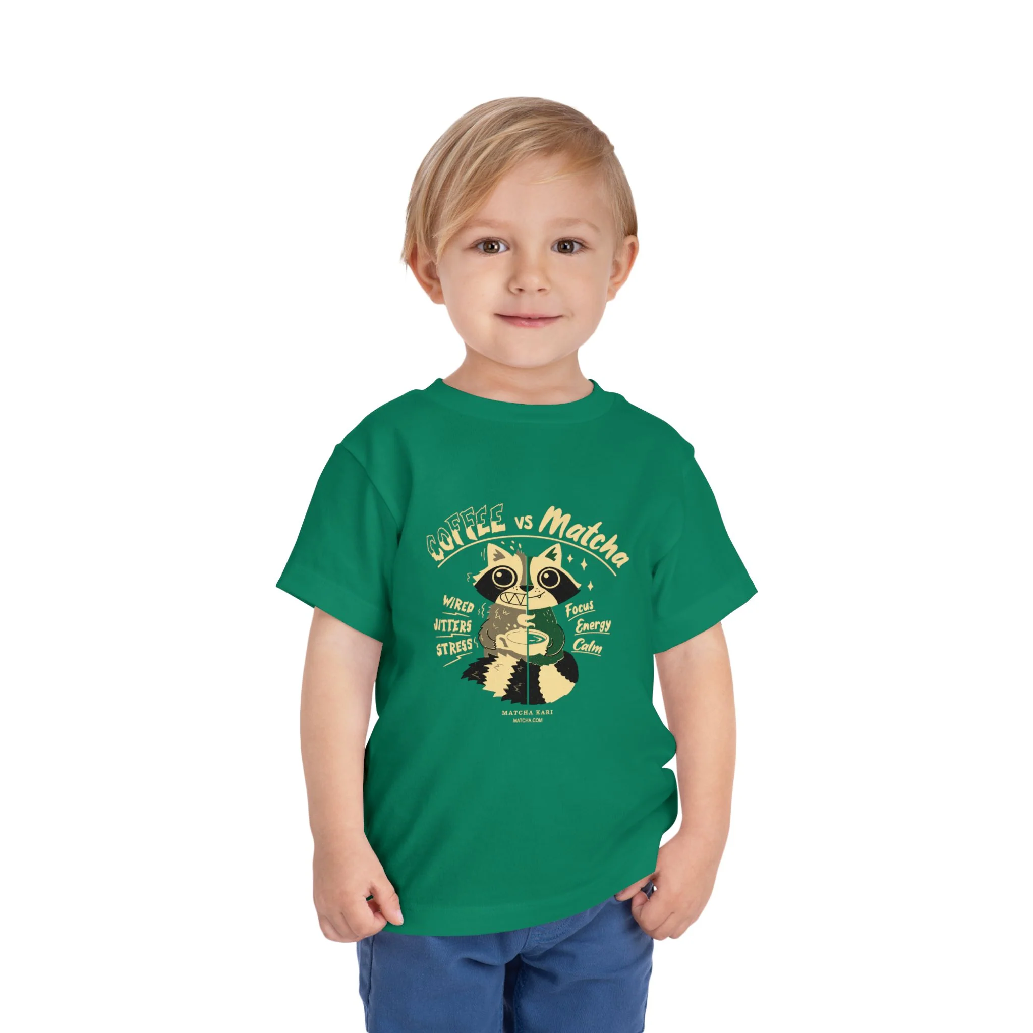 Coffee vs Matcha Toddler Tee