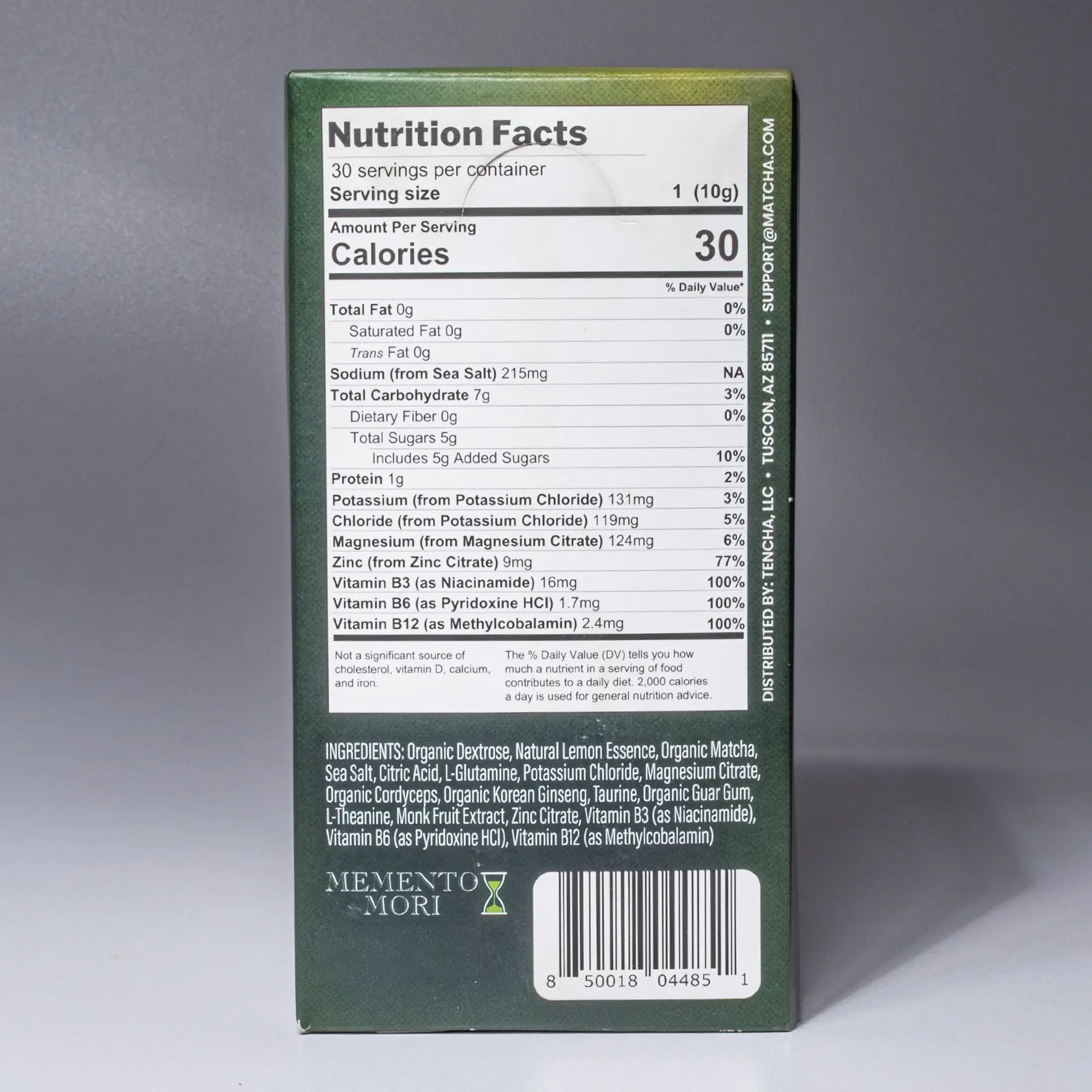 MATCHA-AID™ Hydration Sticks (Electrolytes + Adaptogens)