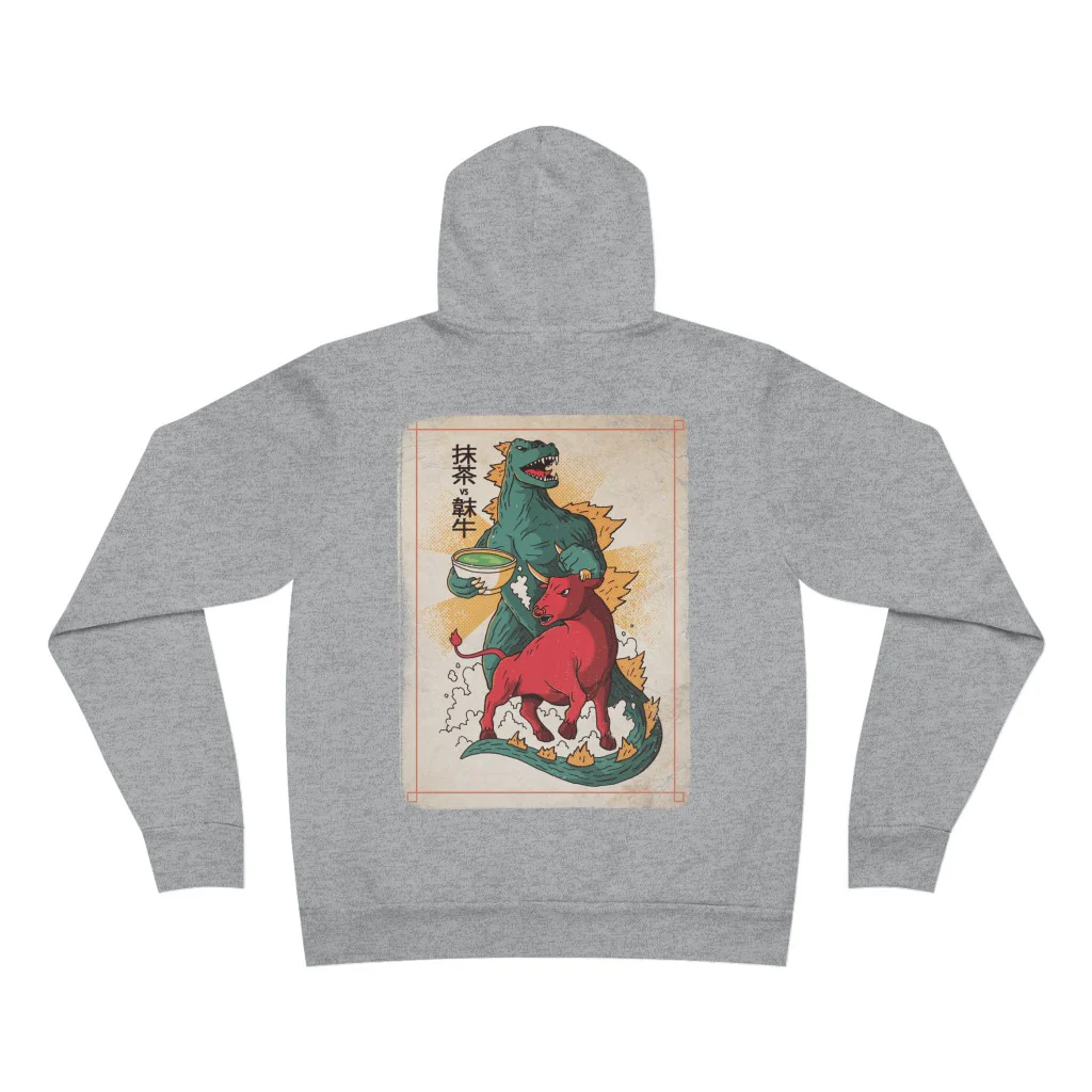 Matcha vs. Bull of Red Color Hoodie
