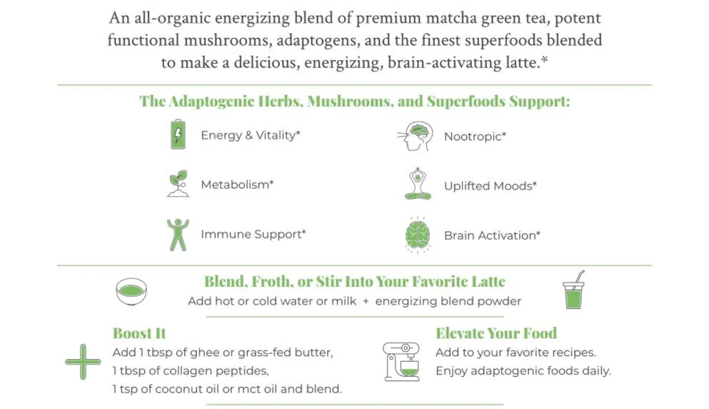 Adaptogen Wellness Bundle | Organic Matcha & Turmeric Tea