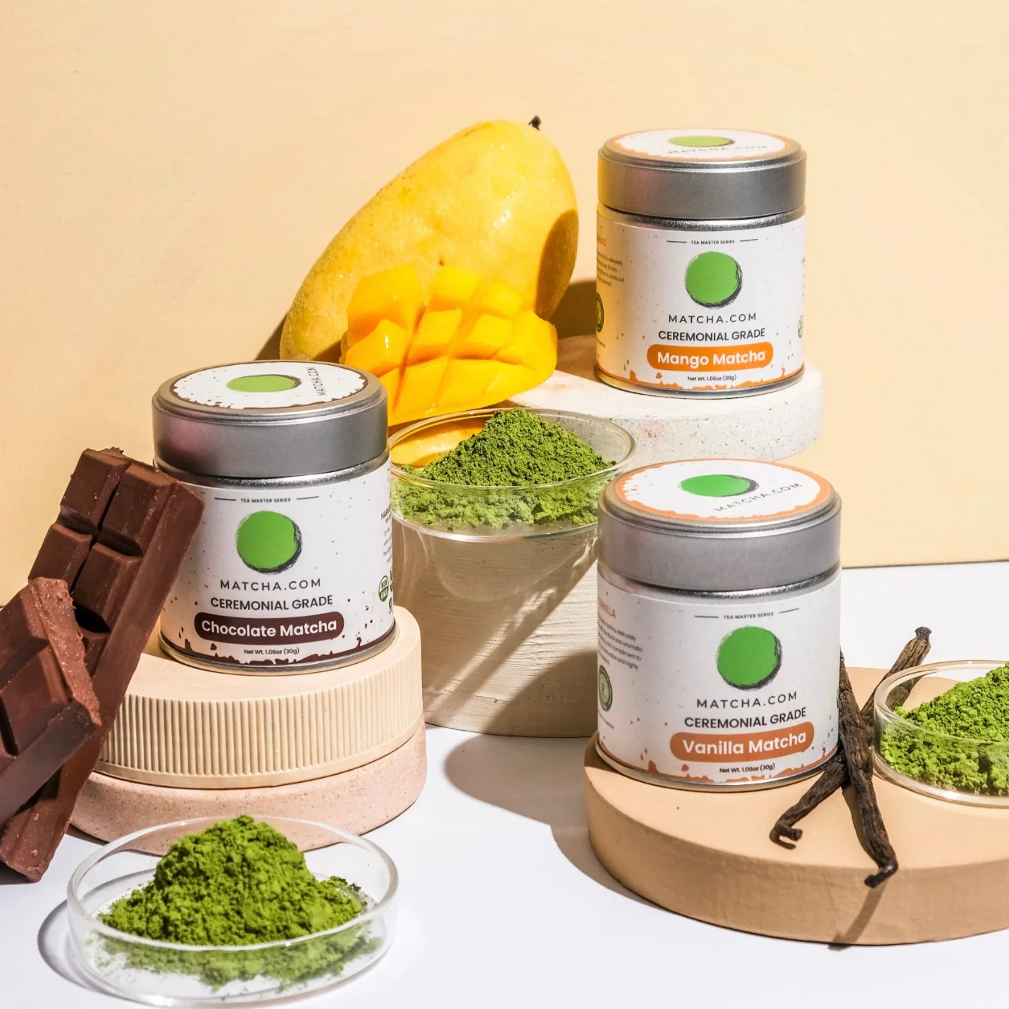 915-flavored-matcha-organic-ceremonial-chocolate-vanilla-mango-1.webp Flavored Matcha, Organic Ceremonial (Chocolate / Vanilla / Mango)