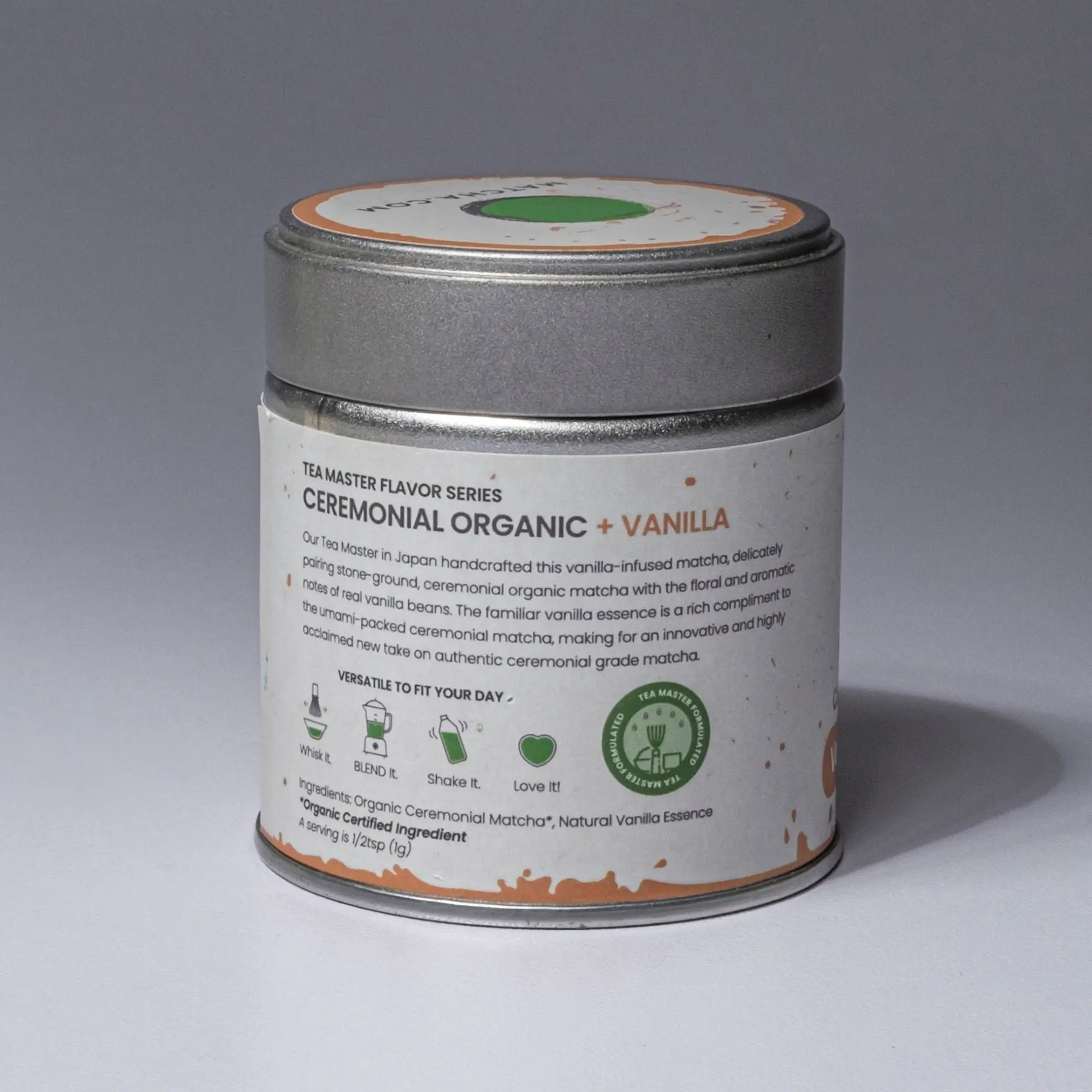 Flavored Matcha, Organic Ceremonial (Chocolate / Vanilla / Mango)